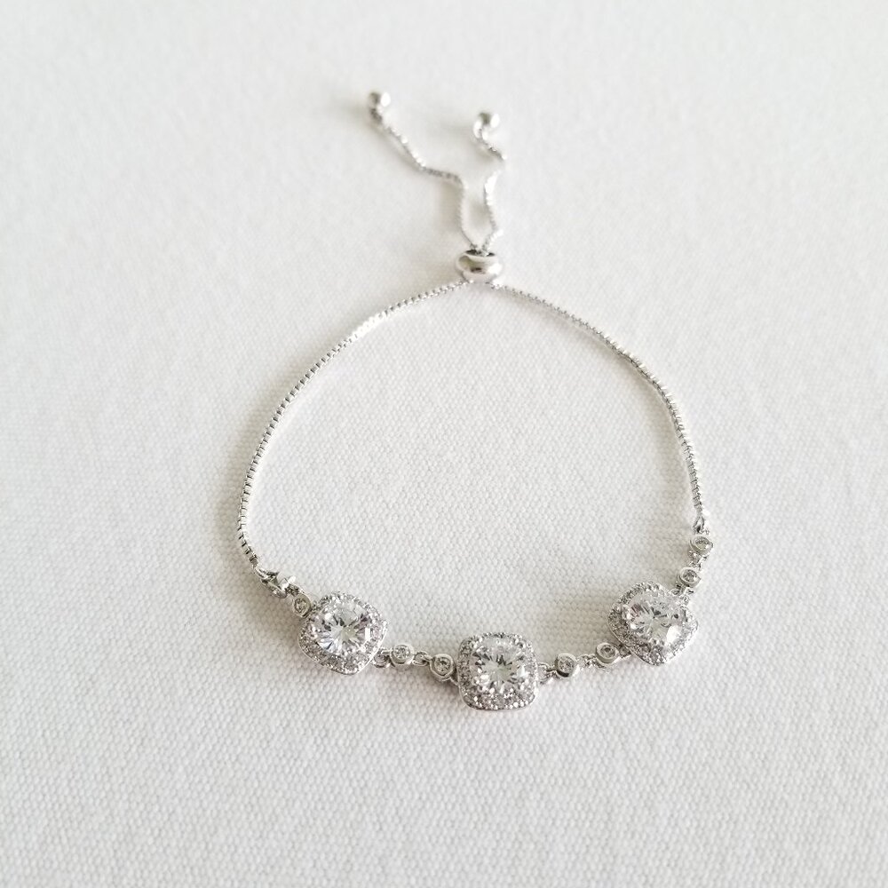 Cubic Zirconia Tennis Bracelet - NEW